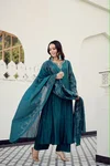 KF 311 Kalaai Muslin Embroidery Kurti With Bottom Dupatta
